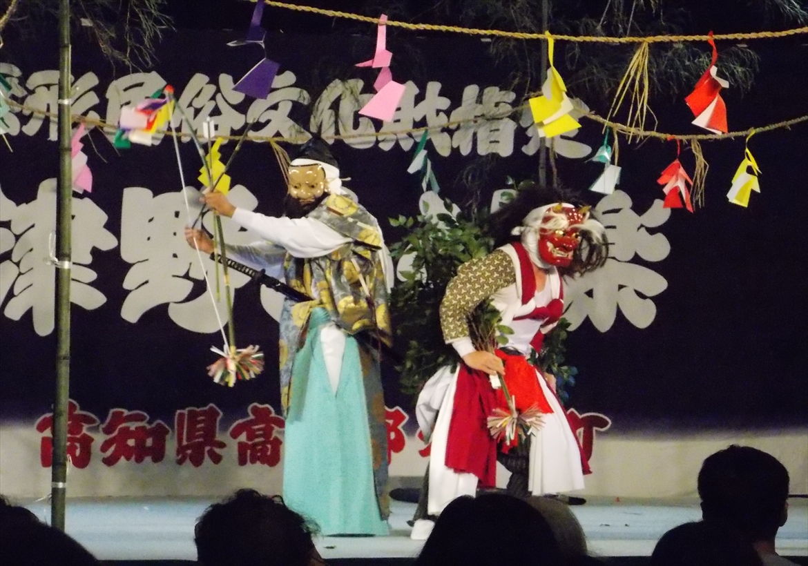 1日目は津野山神楽(梼原町)